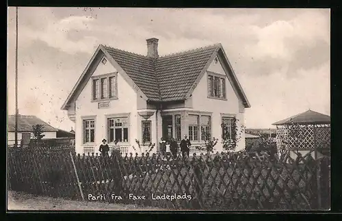 AK Faxe /Ladeplads, Ortspartie