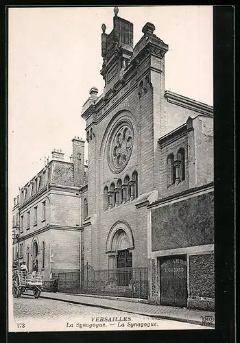 AK Versailles, La Synagogue