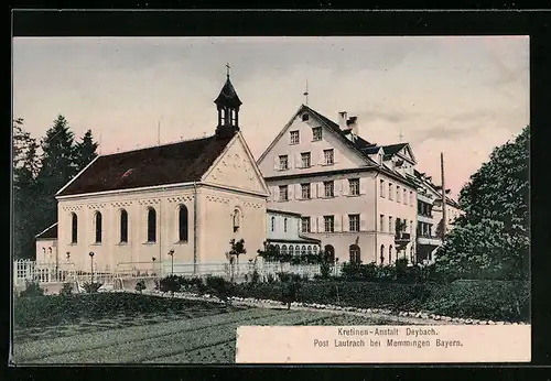 AK Lautrach b. Memmingen, Kretinen-Anstalt Deybach