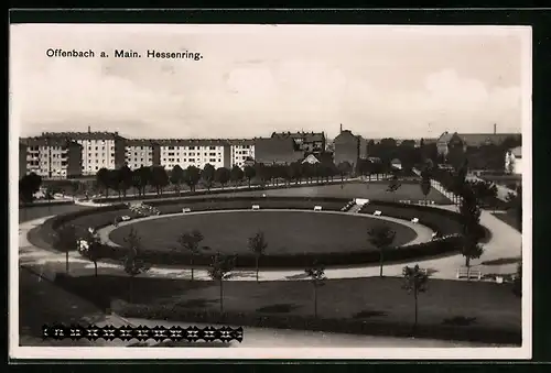 AK Offenbach a. Main, Blick auf den Hessenring