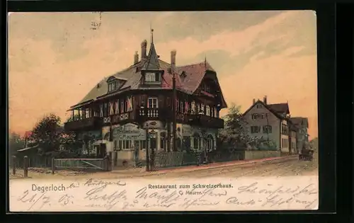 AK Degerloch, Restaurant zum Schweizerhaus