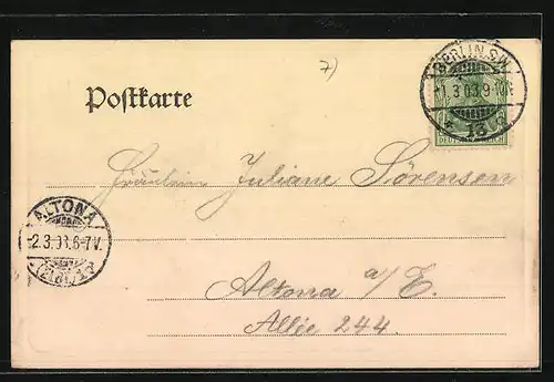 AK Berlin, Gasthaus Weihenstephan-Palast, Friedrichstr. 176 /177