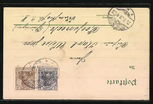 Lithographie Rudolstadt, Schloss, Rudolsbad, Anger