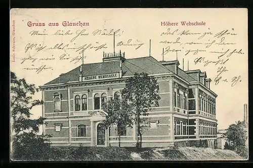 AK Glauchau, Höhere Webschule