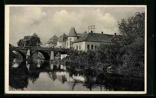 AK Berehovo, Most pres reku Verke v pozadí Pánské kasino