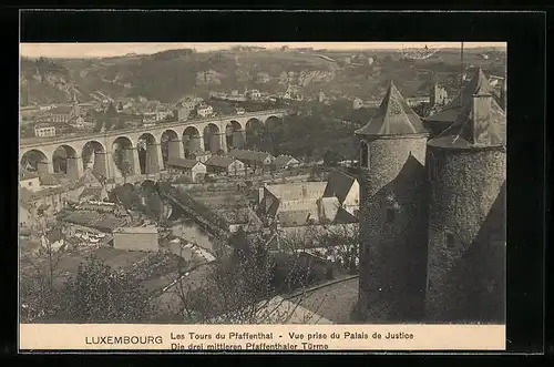 AK Luxembourg, Die 3 mittleren Pfaffenthaler Türme