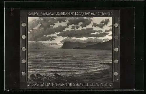 Künstler-AK Fidus: Abendwolken auf Otteröen 1894 und 1920