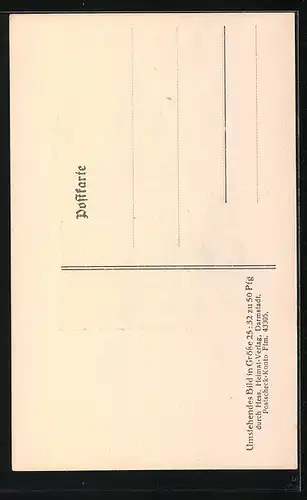 AK Mühle mit Mühlrad und Müllerin, Scherenschnitt