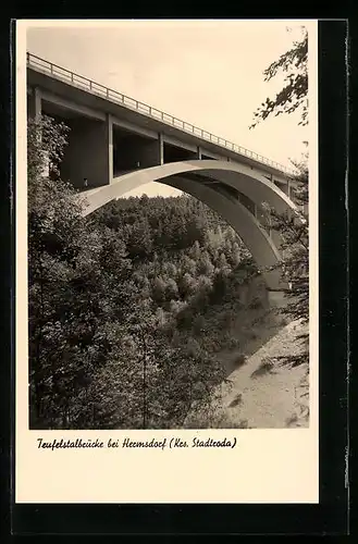 AK Teufelstalbrücke bei Hermsdorf