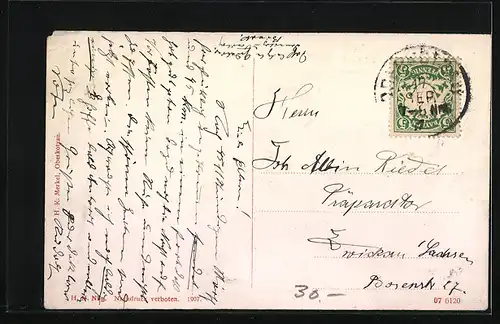 AK Oberkotzau, Totalansicht der Gemeinde