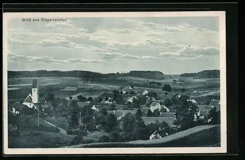 AK Siegertshofen, Totalansicht des Ortes