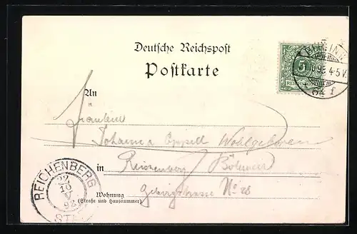 AK Berlin-Tiergarten, Totalansicht Reichstagsgebäude und Siegessäule