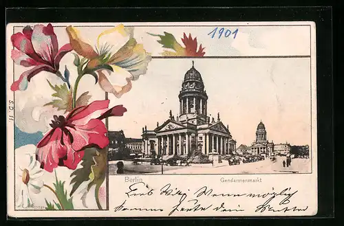 AK Berlin, Gendarmenmarkt mit Dom