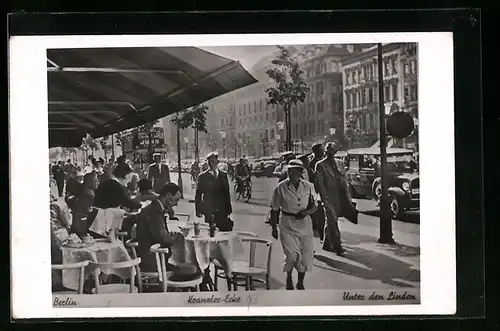 AK Berlin, Kranzler-Ecke, Unter den Linden