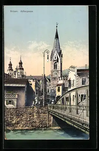 AK Brixen, Partie in der Adlergasse