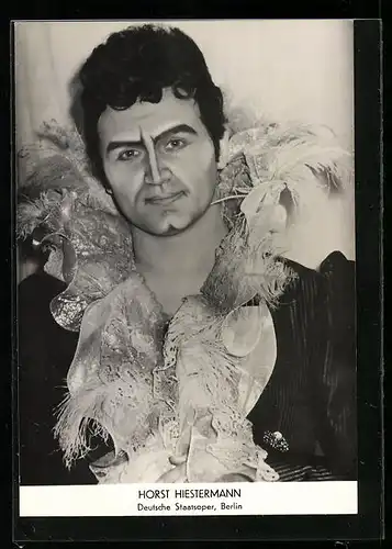AK Opernsänger Horst Hiestermann im Bühnenkostüm