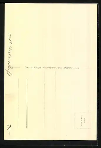 AK Opernsänger Dr. Josef Stadler mit Autograph