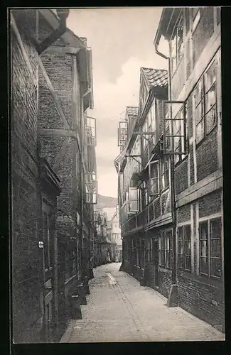 AK Alt-Hamburg, Partie am Druvenhof