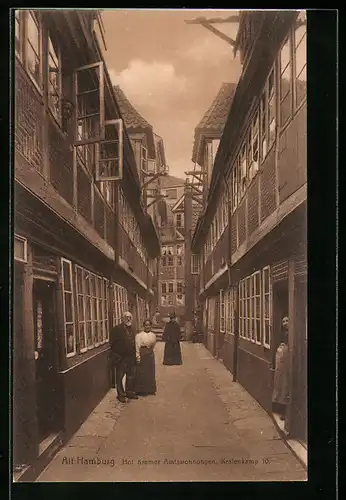 AK Hamburg, Hof Kramer, Amtswohnungen Kralenkamp 10