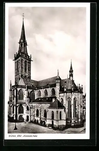 AK Düren /Rld., Blick auf die St. Annakirche
