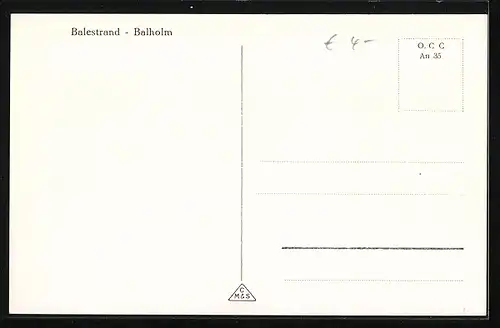 AK Balholm, Ortspartie mit Bergen und Dampfer, Balestrand