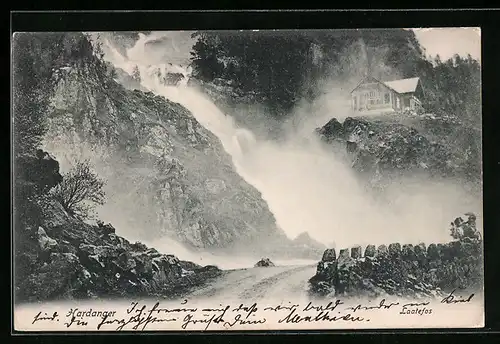 AK Hardanger, Laatefos, Wasserfall