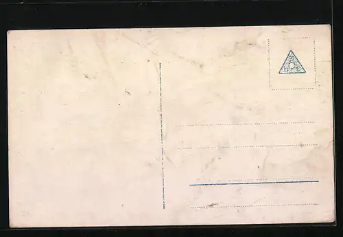 AK Kristiania, Studenterlunden, Blick auf ein Denkmal