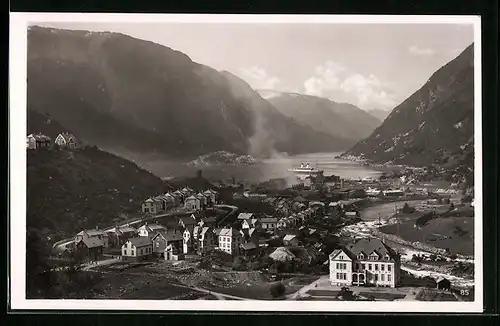 AK Odda, Hardangerfjord, Ortsansicht
