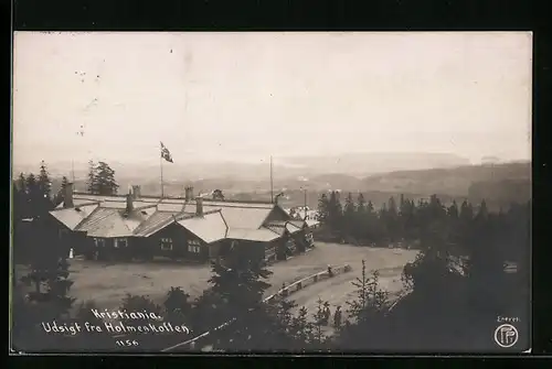 AK Kristiania, Udsigt fra Holmenkollen