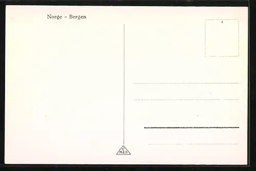 AK Bergen, Teilansicht aus der Vogelschau