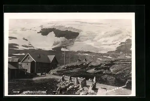 AK Djupvandshytten, Panorama mit Bergen