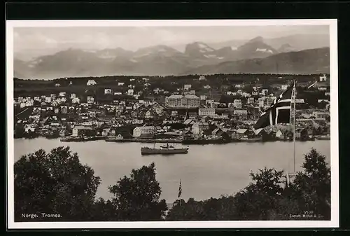 AK Tromso, Gesamtansicht am Fluss