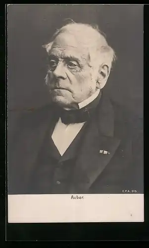 AK Komponist Daniel-Francois-Esprit Auber, Portrait