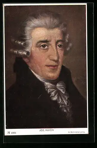 AK Joseph Haydn, Portrait des Komponisten