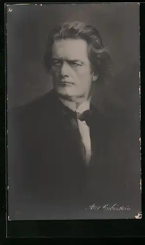 Künstler-AK Anton Grigorjewitsch Rubinstein, der russische Komponist, Dirigent und Pianist