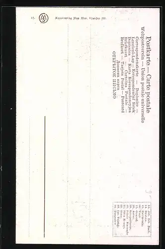 AK Komponist Auber im Portrait