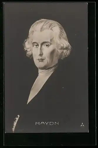 Künstler-AK Bildnis Joseph Haydn
