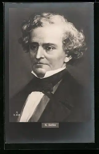 AK Hector Berlioz im Portrait