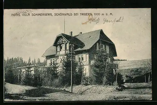 AK Schönwald b. Triberg, Hotel Villa Sommerberg
