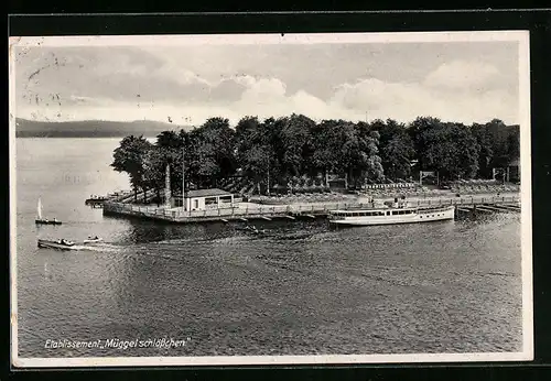 AK Berlin-Köpenick, Etablissement Müggelschlösschen