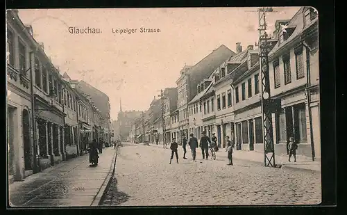 AK Glauchau, Leipziger Strasse