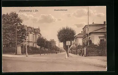 AK Frankenberg i. Sa., Villen in der Humboldtstrasse