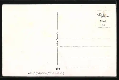 AK Berlin-Charlottenburg, Dietrich-Eckert-Bühne aus der Vogelschau