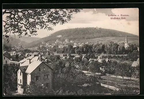 AK Hofheim a. Taunus, Blick auf den westlichen Teil der Ortschaft