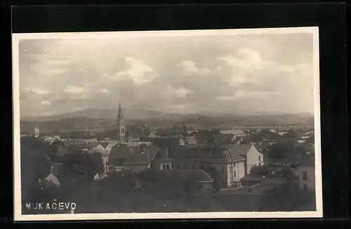 AK Mukacevo, Ortspartie mit Kirche