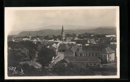 AK Munkács, Gesamtansicht mit Kirche
