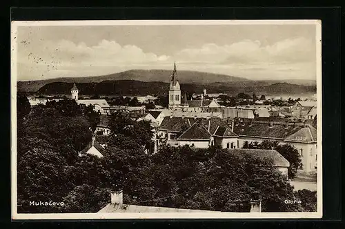AK Mukacevo, Gesamtansicht mit Kirche