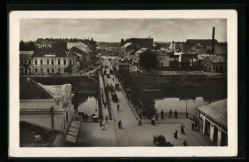 AK Uzhorod, Pohled pres most na Masarykovo námesti