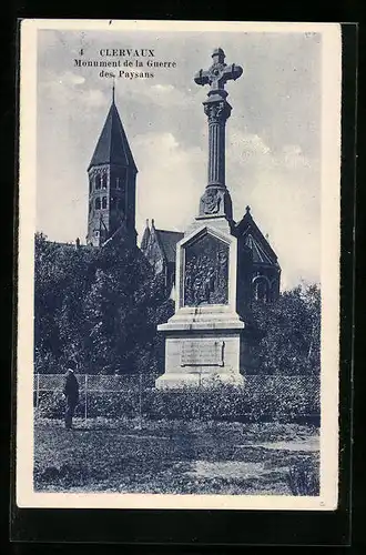 AK Clervaux, Monument de la Guerre des Paysans