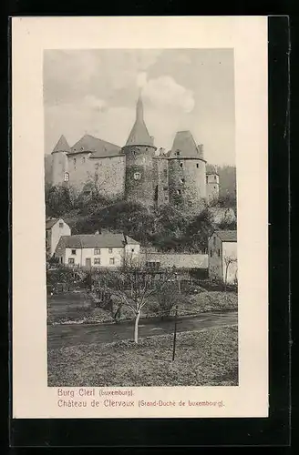 AK Clerf, Blick zur Burg